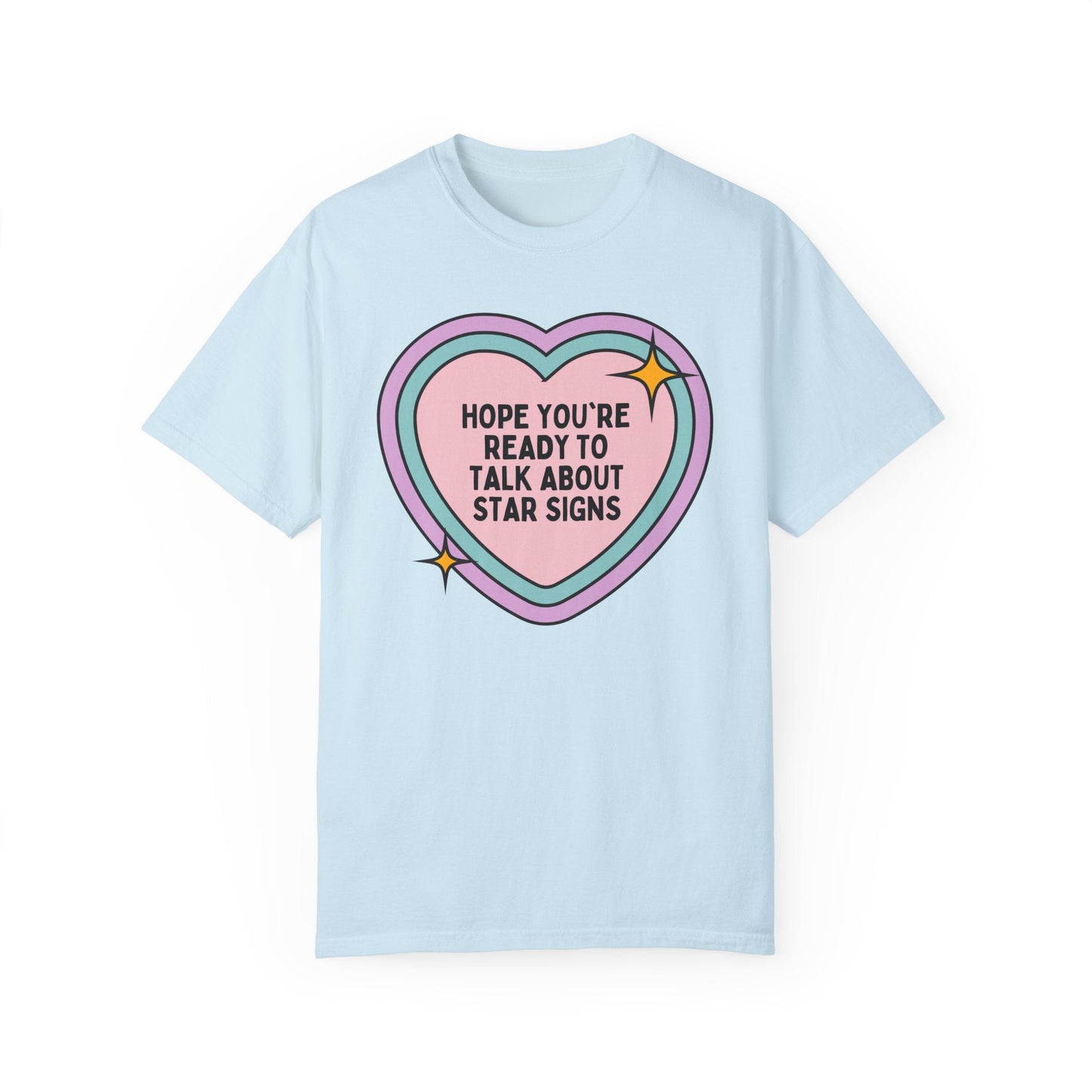 Cute Zodiac Sign Tee Shirt with Heart