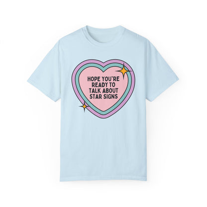 Cute Zodiac Sign Tee Shirt with Heart