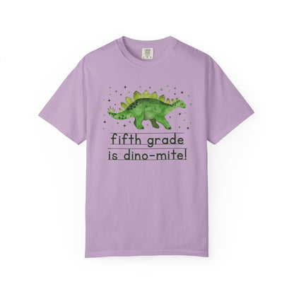Dinosaur Fifth Grade Teacher Tee