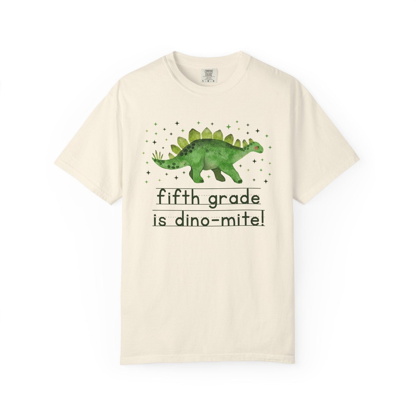 Dinosaur Fifth Grade Teacher Tee
