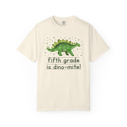 Dinosaur Fifth Grade Teacher Tee
