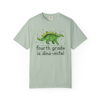 Dinosaur Fourth Grade Teacher Tee