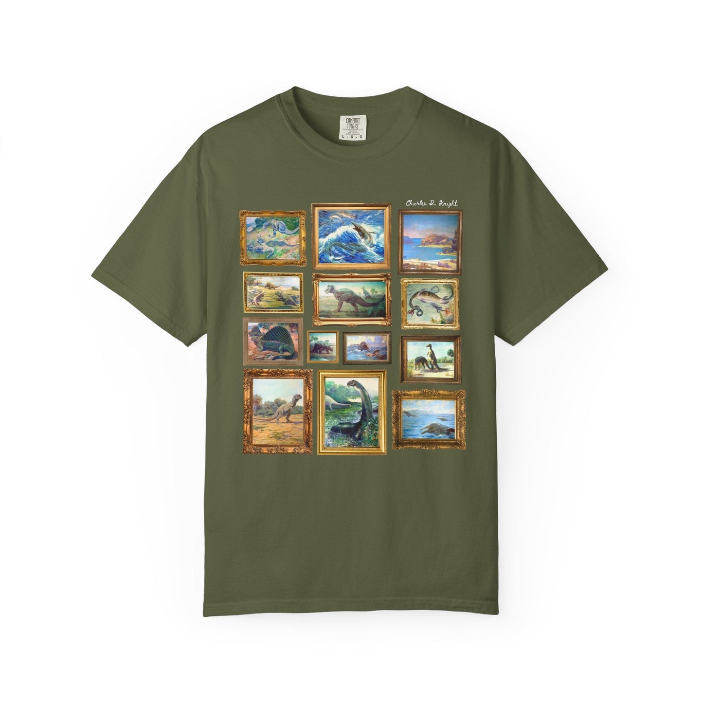 Dinosaur Lover Art History T-Shirt