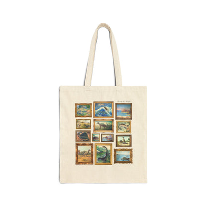 Dinosaur Lover Art History Tote Bag