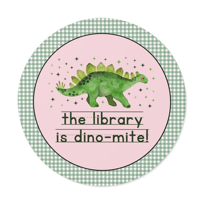 Dinosaur School Librarian Sticker