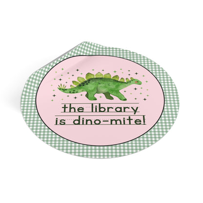 Dinosaur School Librarian Sticker