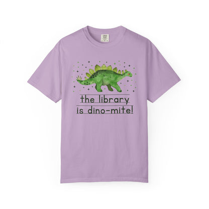 Dinosaur Librarian Tee