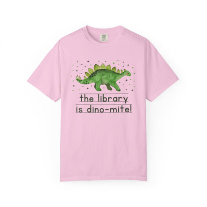 Dinosaur Librarian Tee