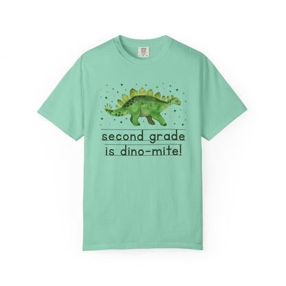 Dinosaur Second Grade Teacher Tee