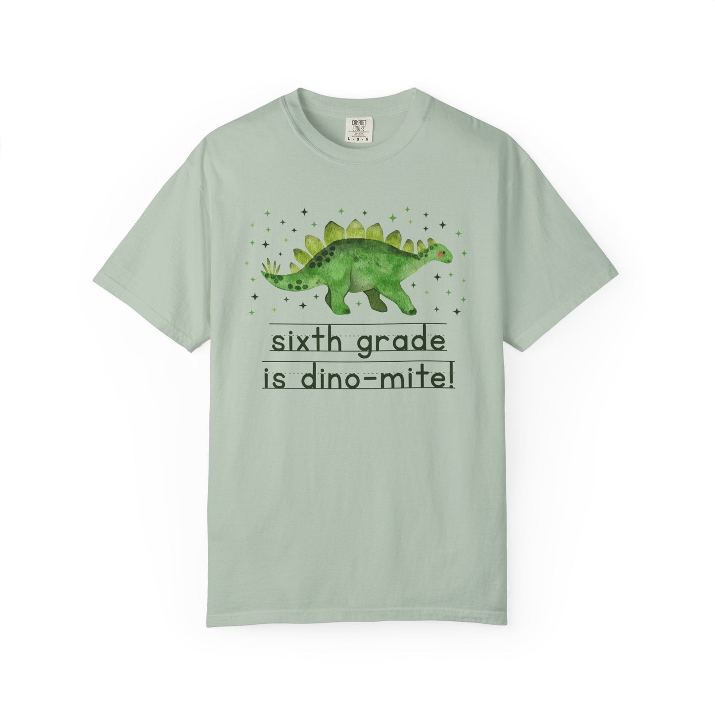 Dinosaur Sixth Grade Teacher Tee