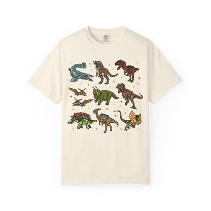 Doodle Dinosaur Tee Shirt with Stars