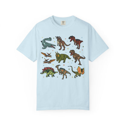 Doodle Dinosaur Tee Shirt with Stars