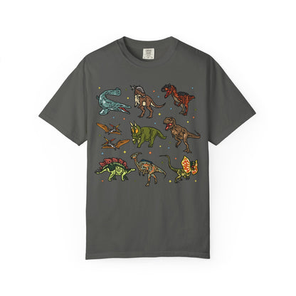 Doodle Dinosaur Tee Shirt with Stars