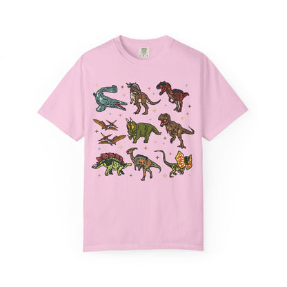 Doodle Dinosaur Tee Shirt with Stars