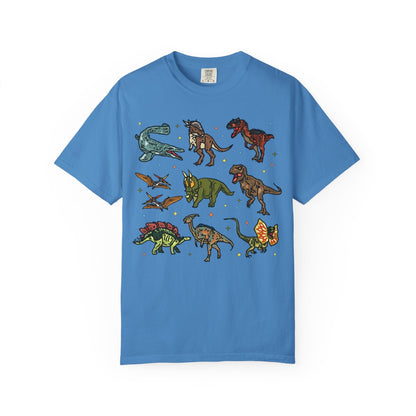 Doodle Dinosaur Tee Shirt with Stars