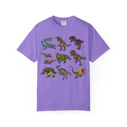 Doodle Dinosaur Tee Shirt with Stars