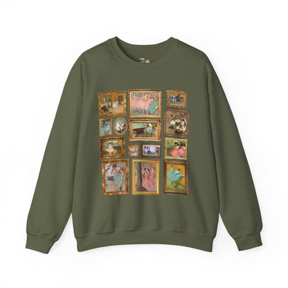 Edgar Degas Ballerina Paintings Sweatshirt