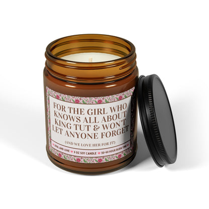 For the Girl Who Knows All About King Tut Candle