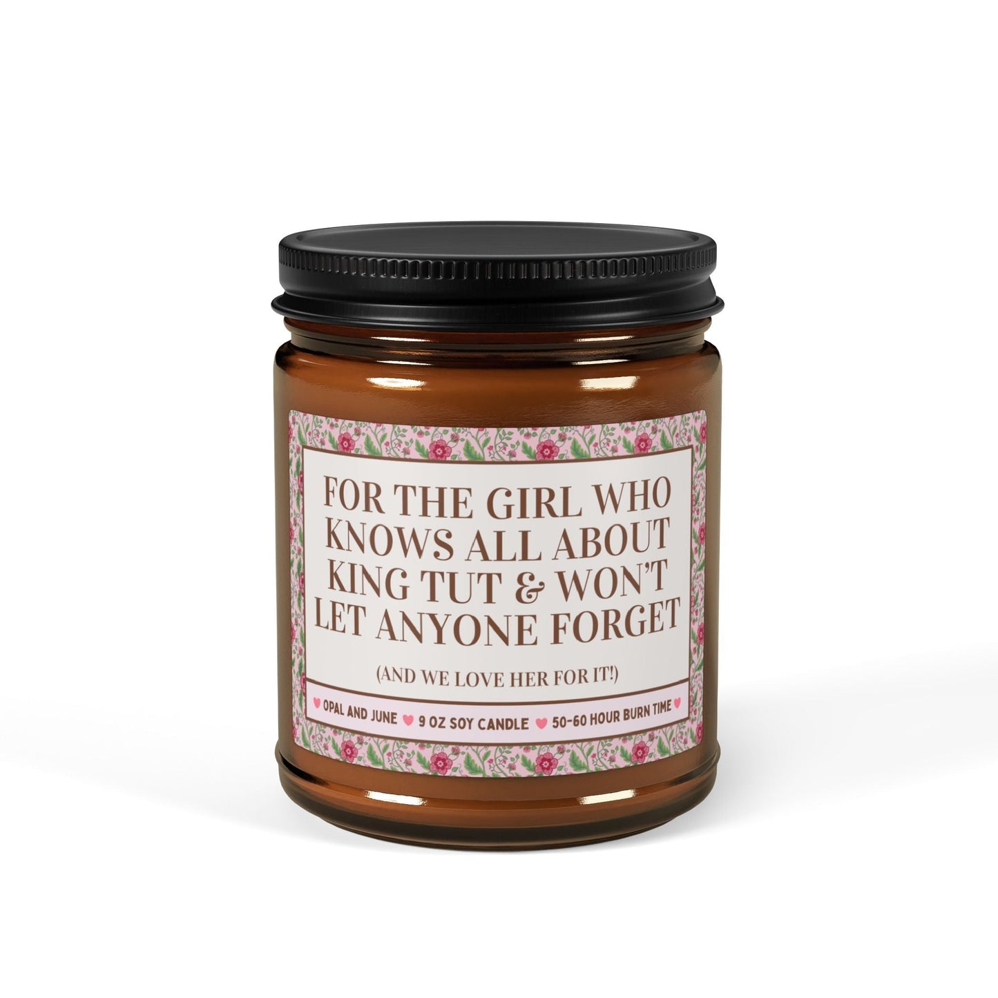 For the Girl Who Knows All About King Tut Candle