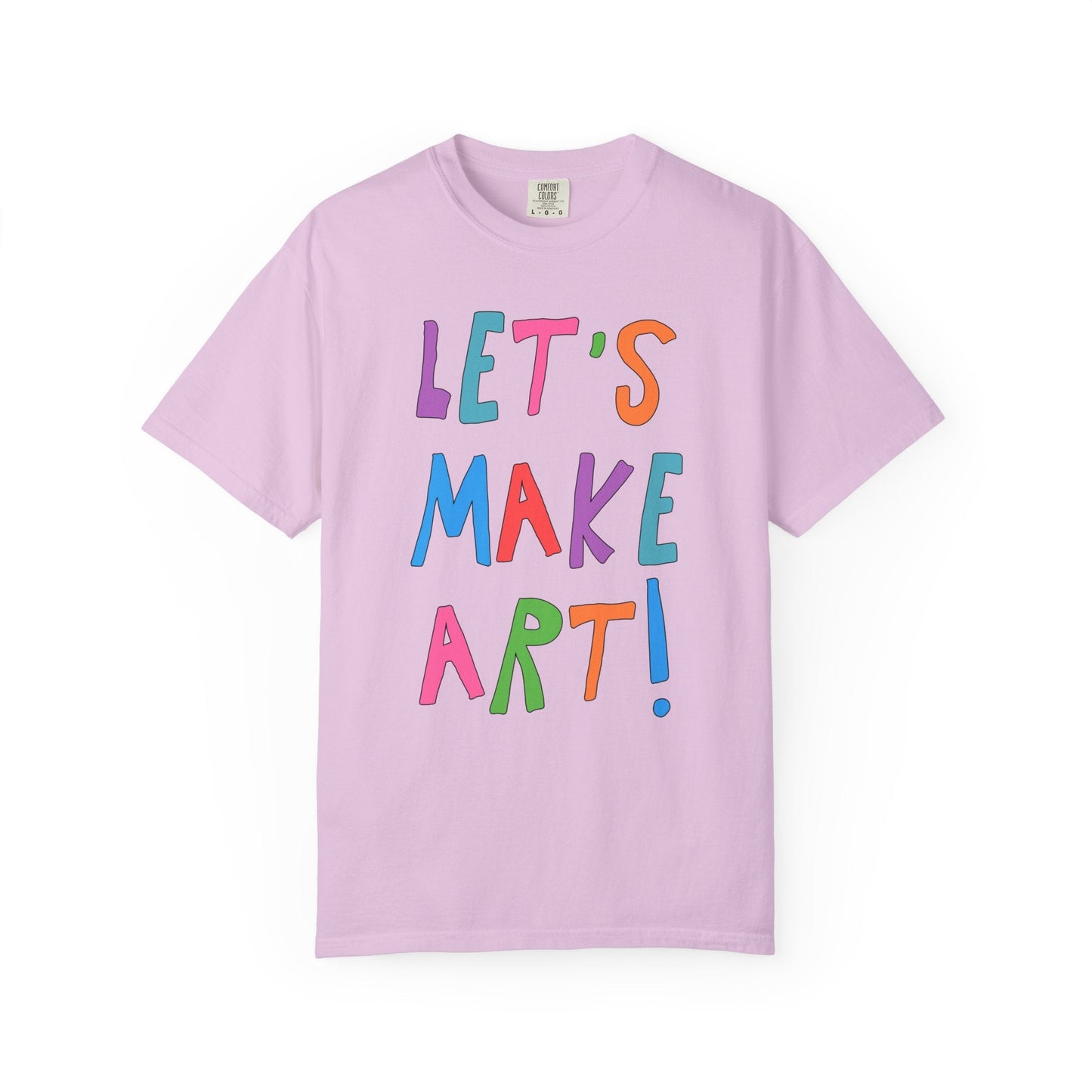 Elementary Art Teacher Tee: Let's Make Art!