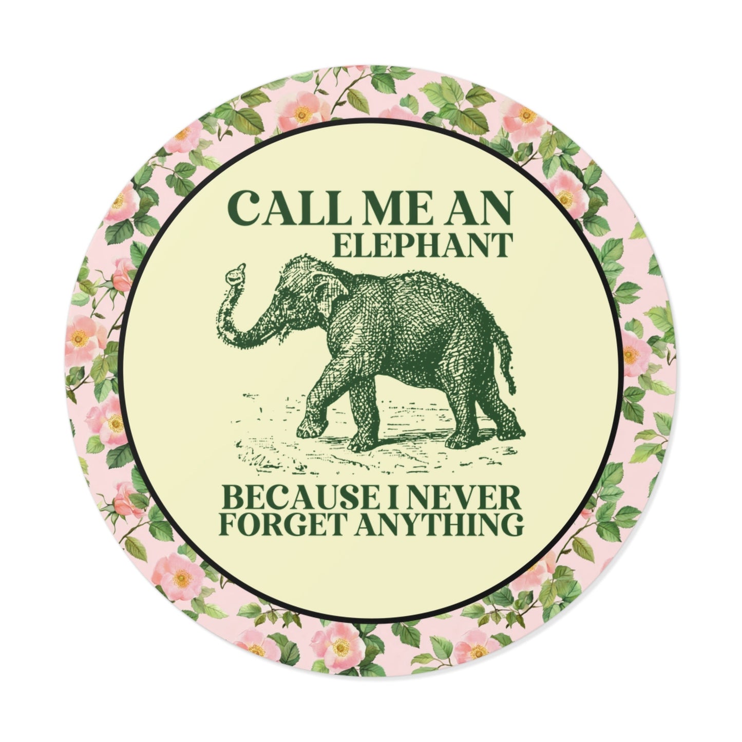Elephant Animal Lover Sticker