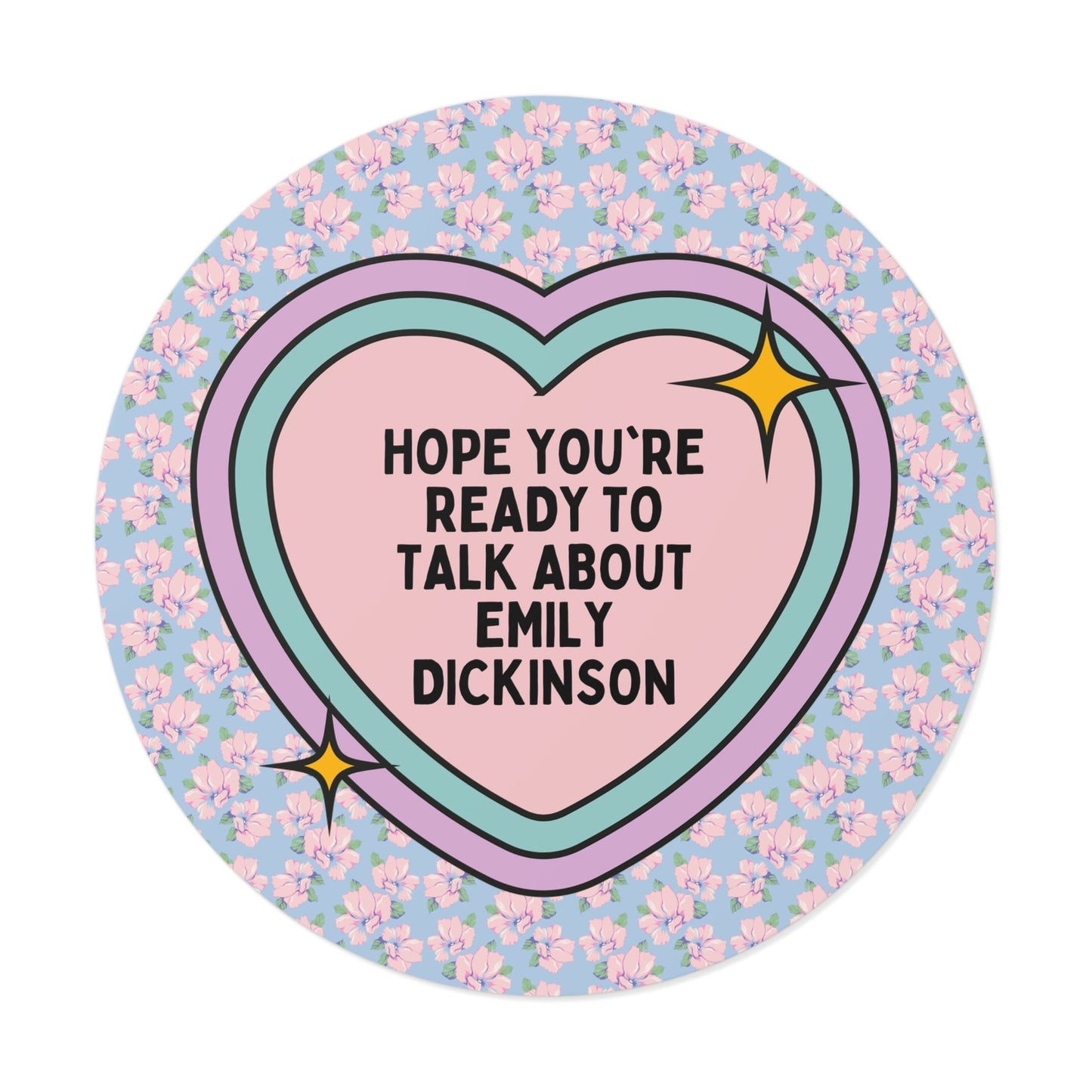 Emily Dickinson Bookish Sticker