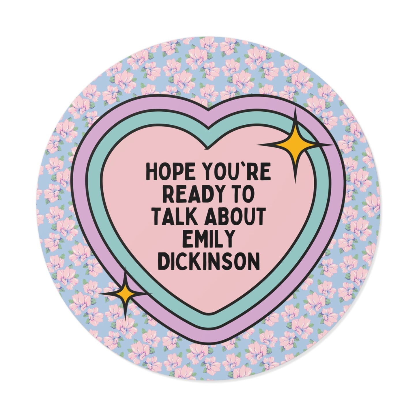 Emily Dickinson Bookish Sticker