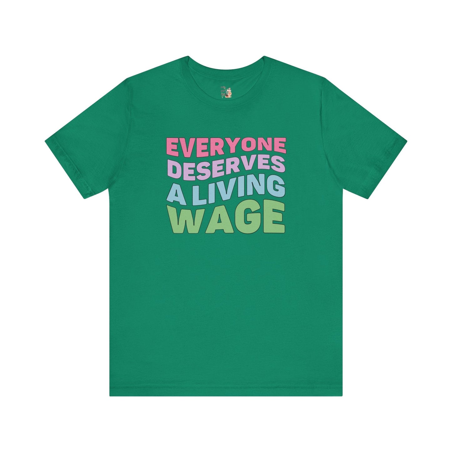 Rainbow Living Wage Tee
