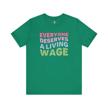 Rainbow Living Wage Tee
