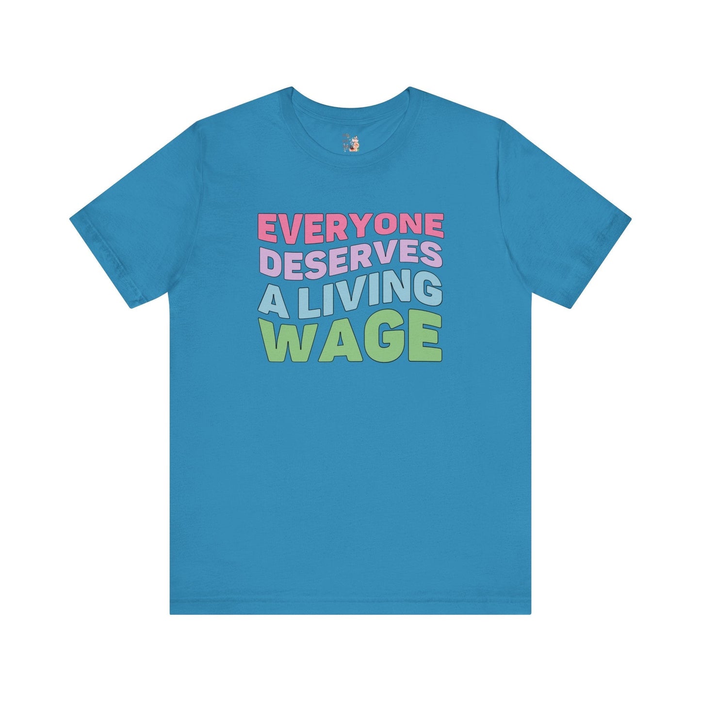 Rainbow Living Wage Tee
