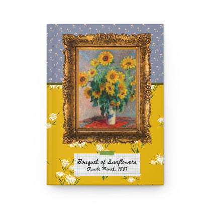 Notebook: Sunflowers by Claude Monet
