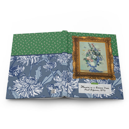 Notebook: Flowers in a Rococo Vase