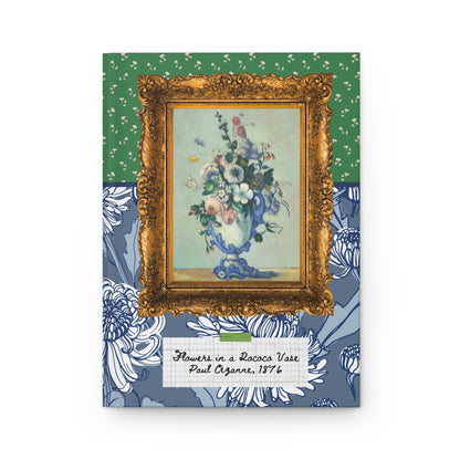 Notebook: Flowers in a Rococo Vase
