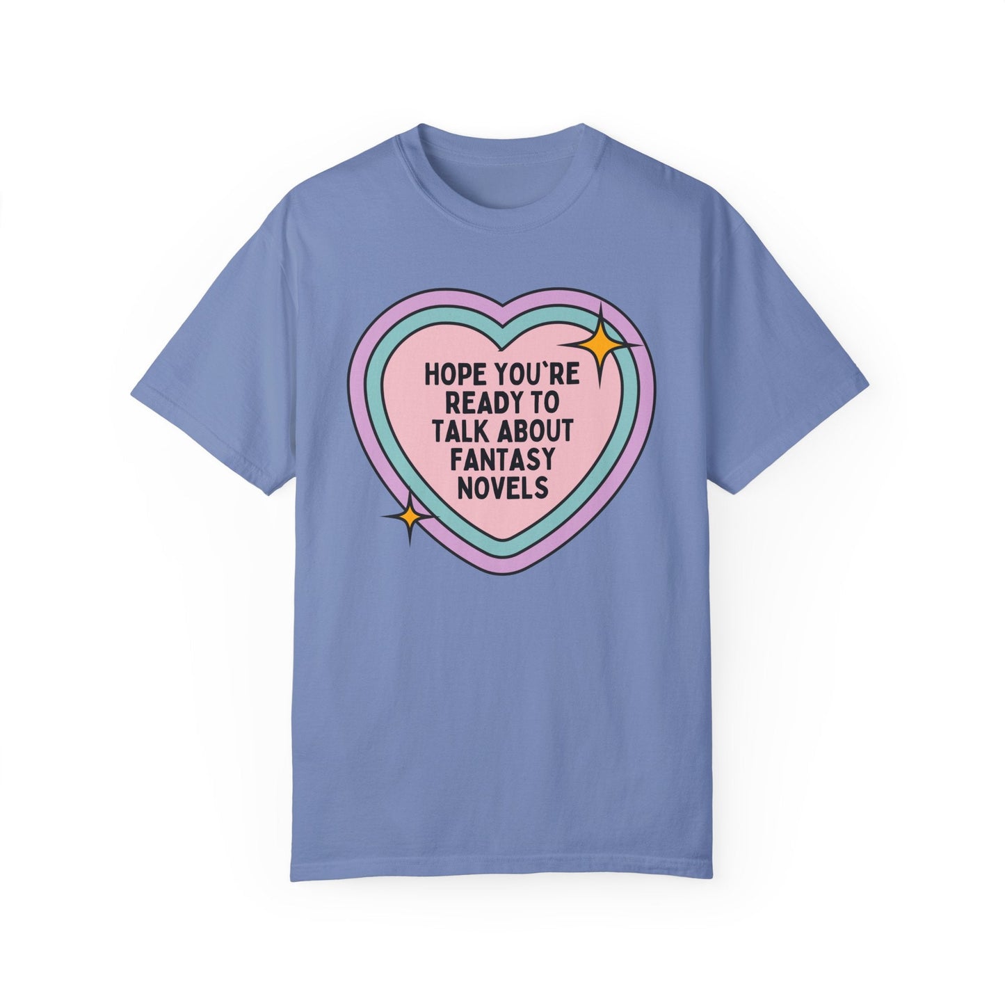 Fantasy Novel Bookworm Tee