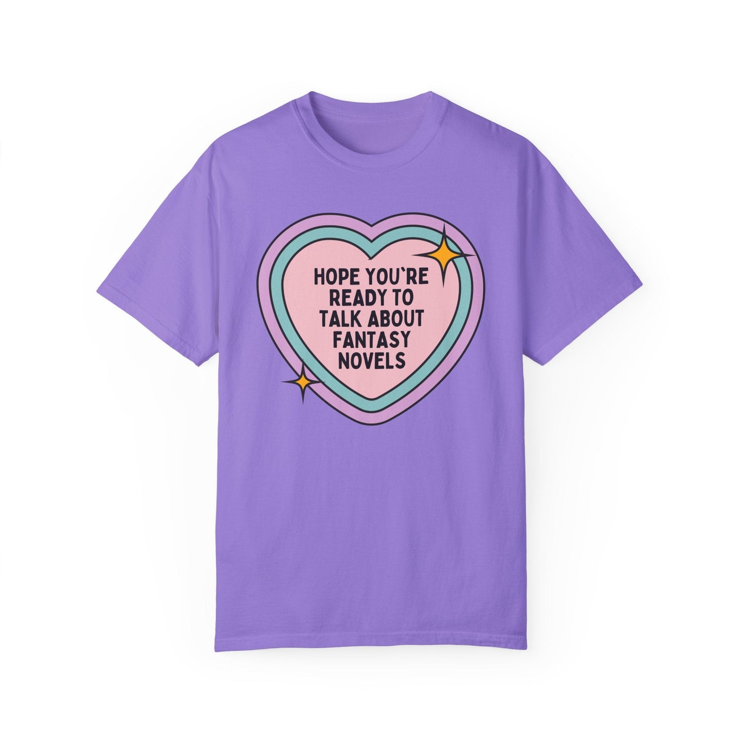 Fantasy Novel Bookworm Tee