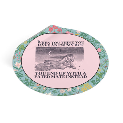 Fantasy Romance Bookworm Sticker