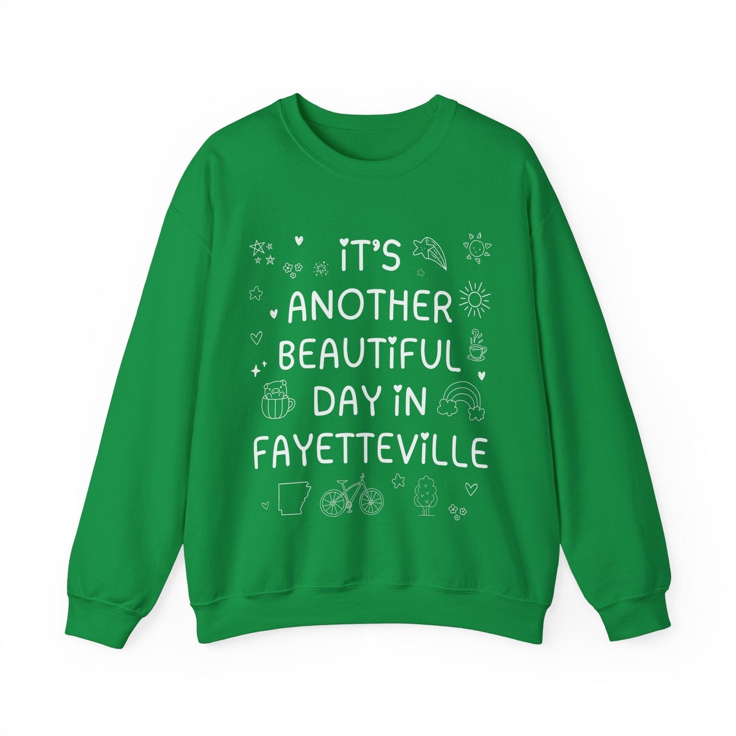 Fayetteville Arkansas Doodle Sweatshirt