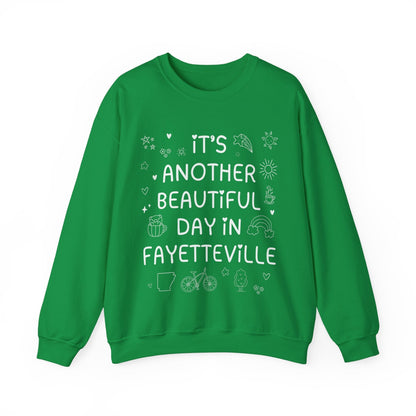 Fayetteville Arkansas Doodle Sweatshirt