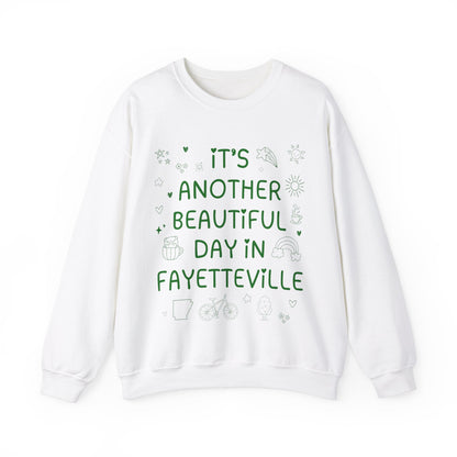 Fayetteville Arkansas Doodle Sweatshirt