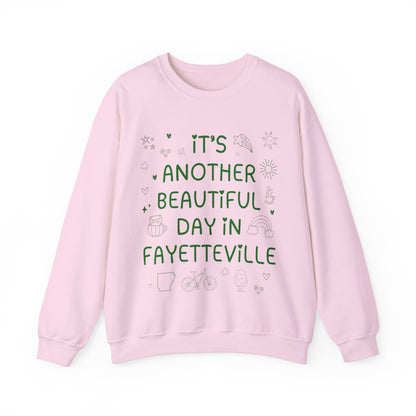 Fayetteville Arkansas Doodle Sweatshirt