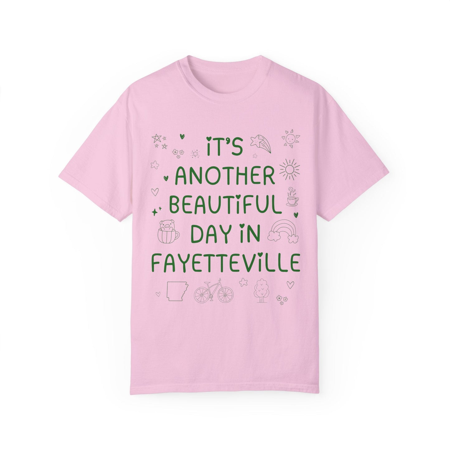 Fayetteville Arkansas Doodle Tee Shirt