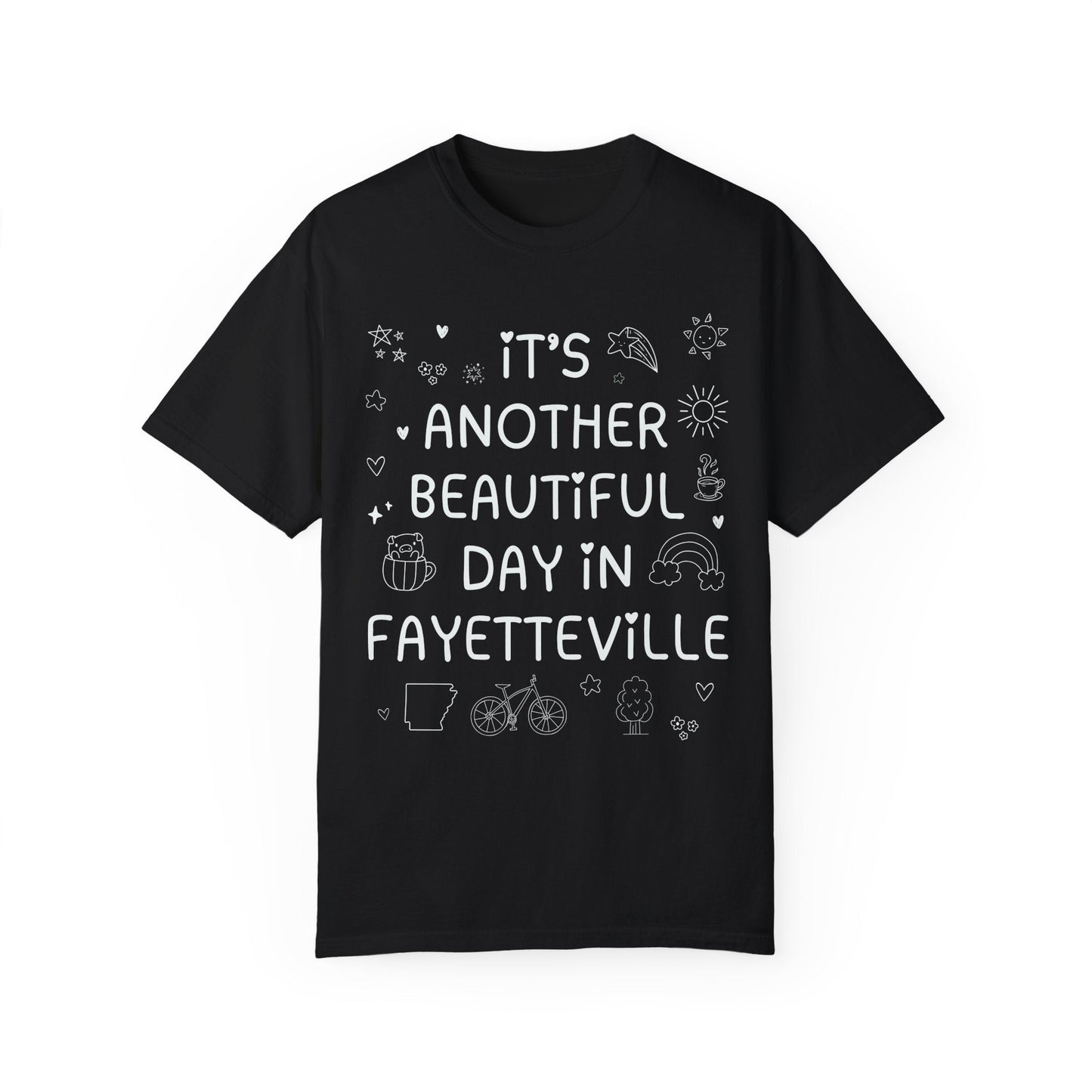 Fayetteville Arkansas Doodle Tee Shirt