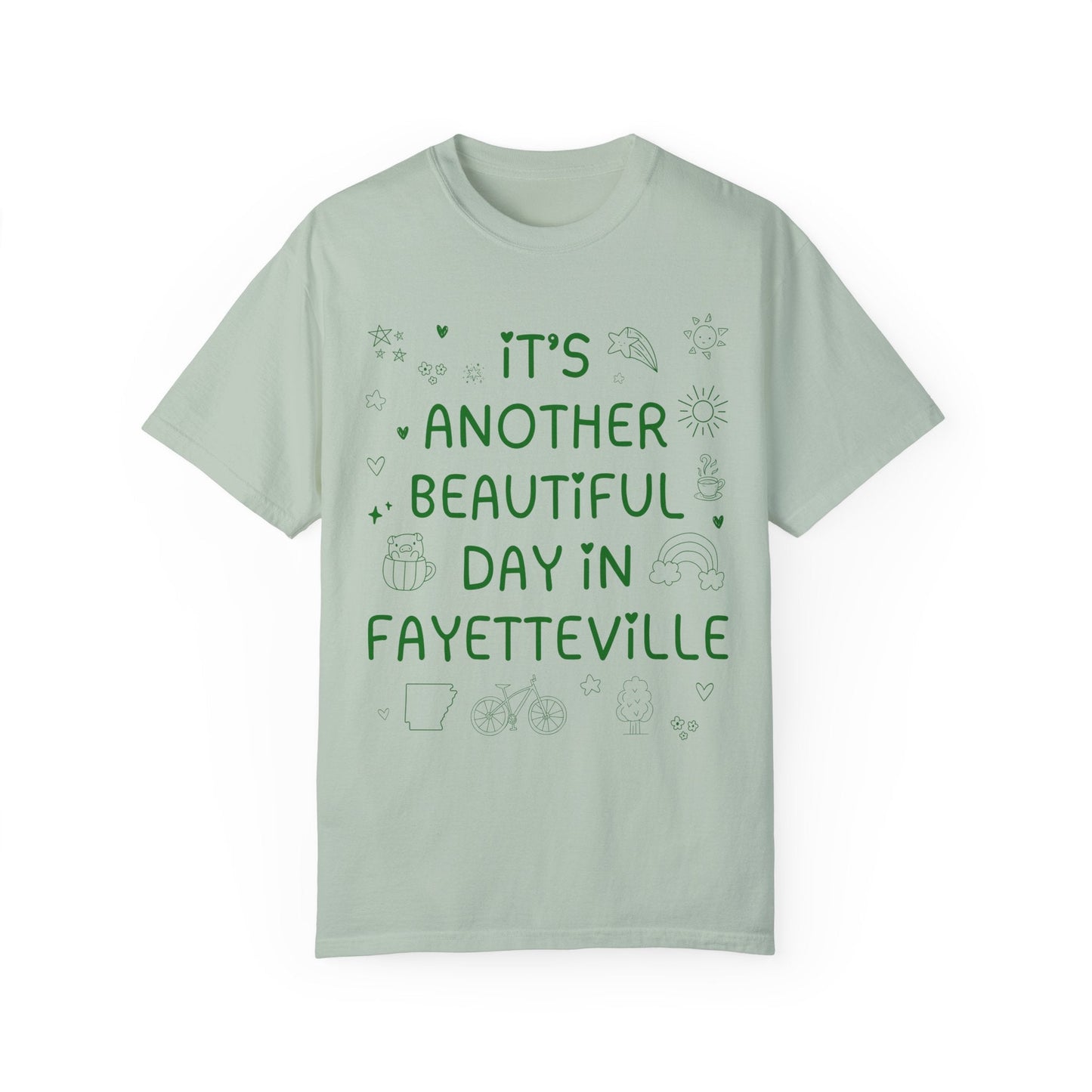 Fayetteville Arkansas Doodle Tee Shirt