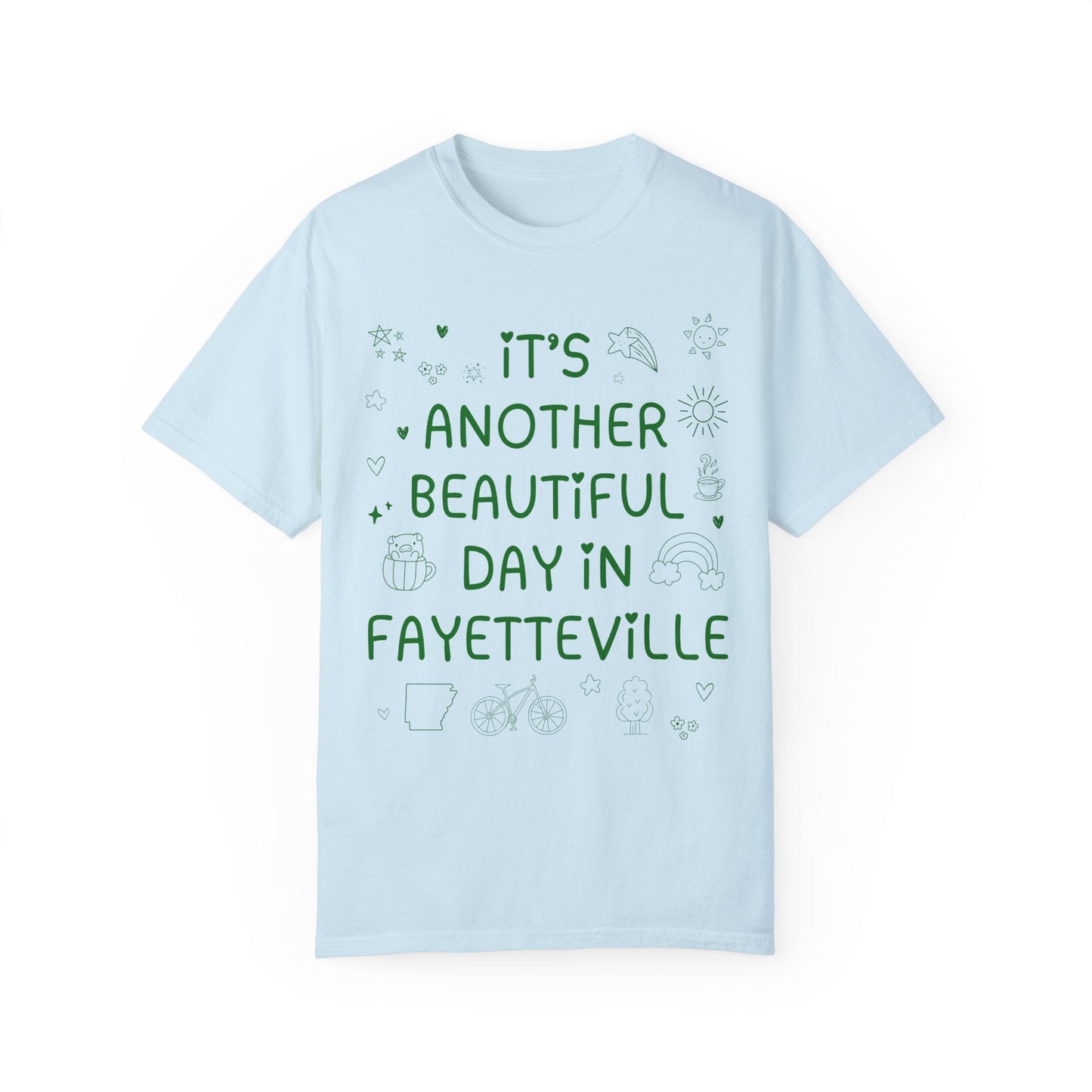 Fayetteville Arkansas Doodle Tee Shirt