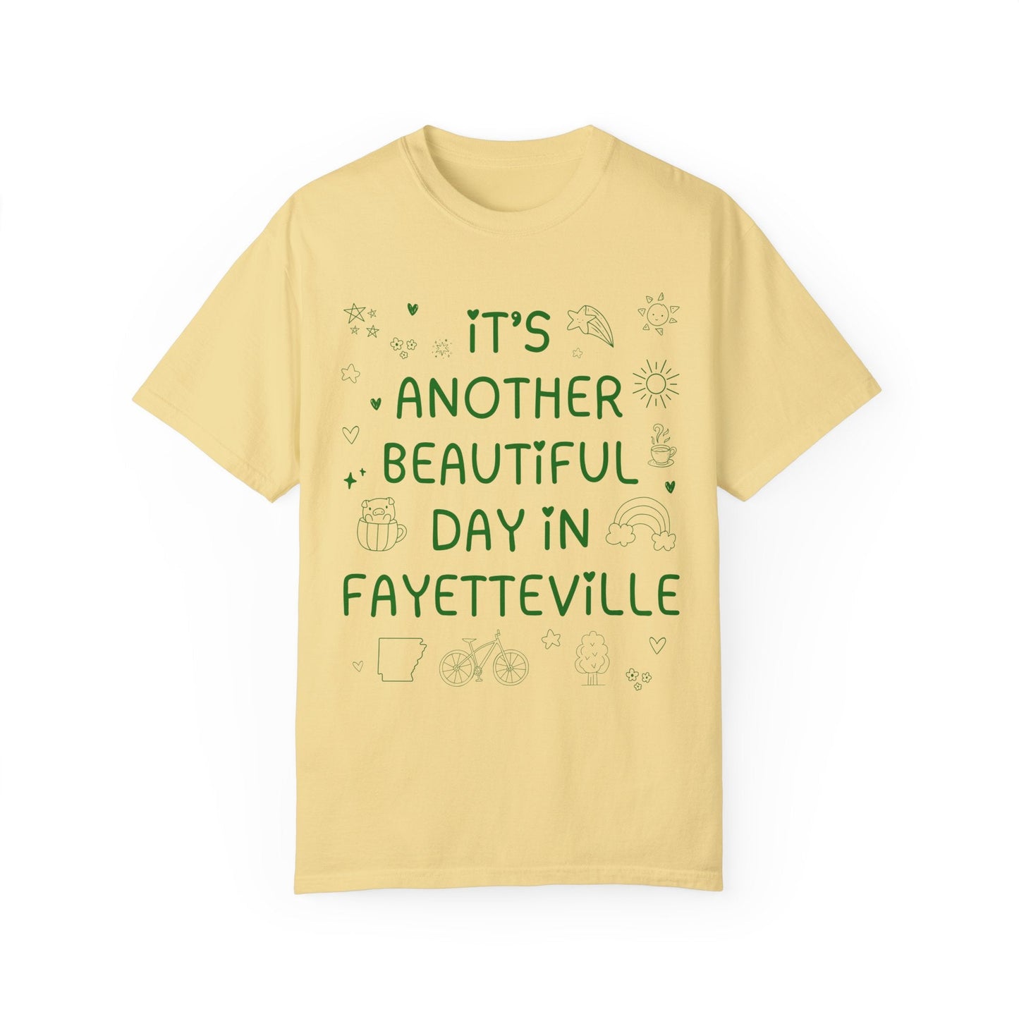 Fayetteville Arkansas Doodle Tee Shirt