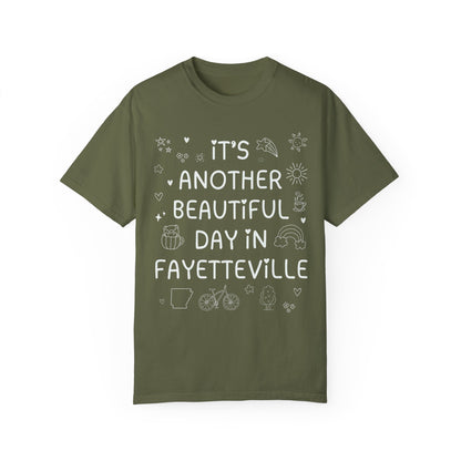 Fayetteville Arkansas Doodle Tee Shirt
