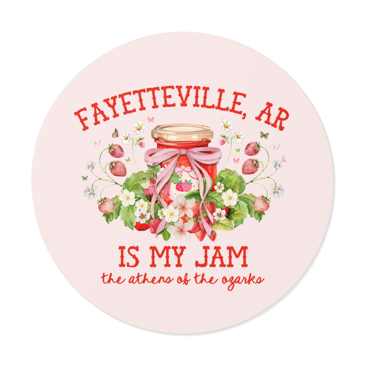 Fayetteville Arkansas Sticker