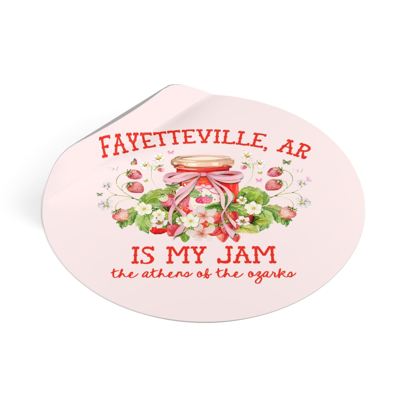 Fayetteville Arkansas Sticker