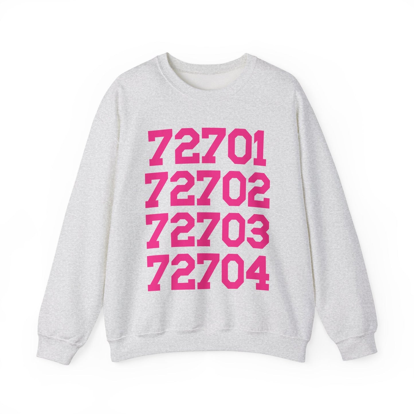 Fayetteville Arkansas Sweatshirt: 72701 to 72704