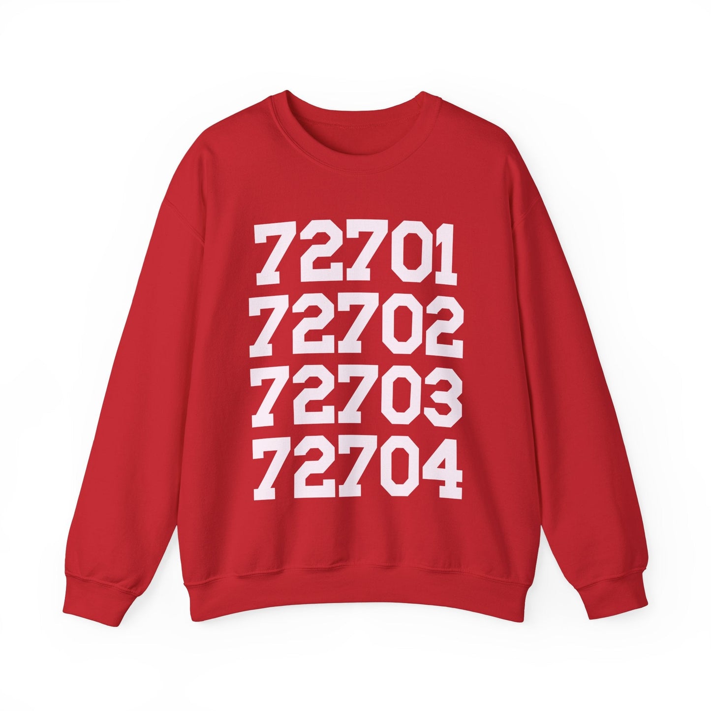 Fayetteville Arkansas Sweatshirt: 72701 to 72704